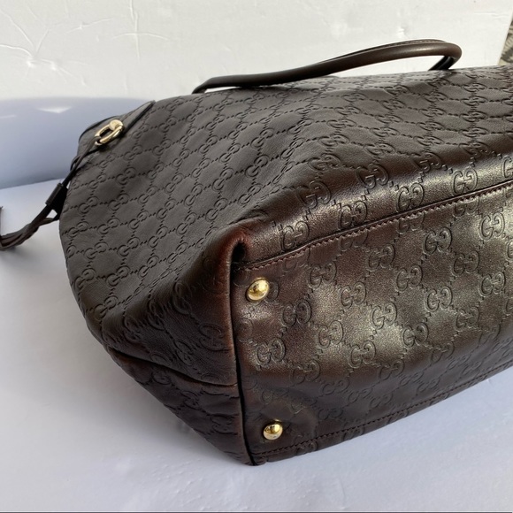 *SOLD* Gucci Guccissima Leather Tote Handbag - Picture 7 of 13